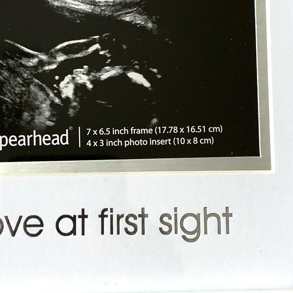 NWT Pearhead Ultrasound Picture Sonogram Frame “Love at First Sight”